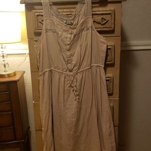 One Star tan sundress